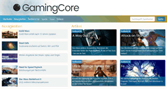 Desktop Screenshot of gamingcore.de