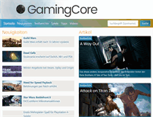 Tablet Screenshot of gamingcore.de